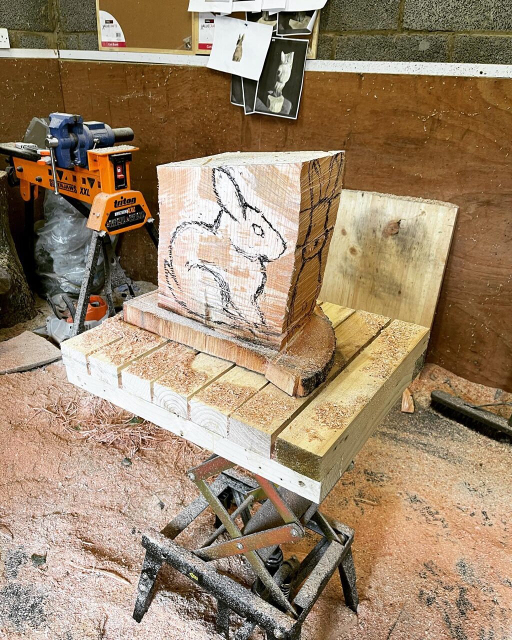 Instagram post from carvings_by_brett. This post is in position 3.