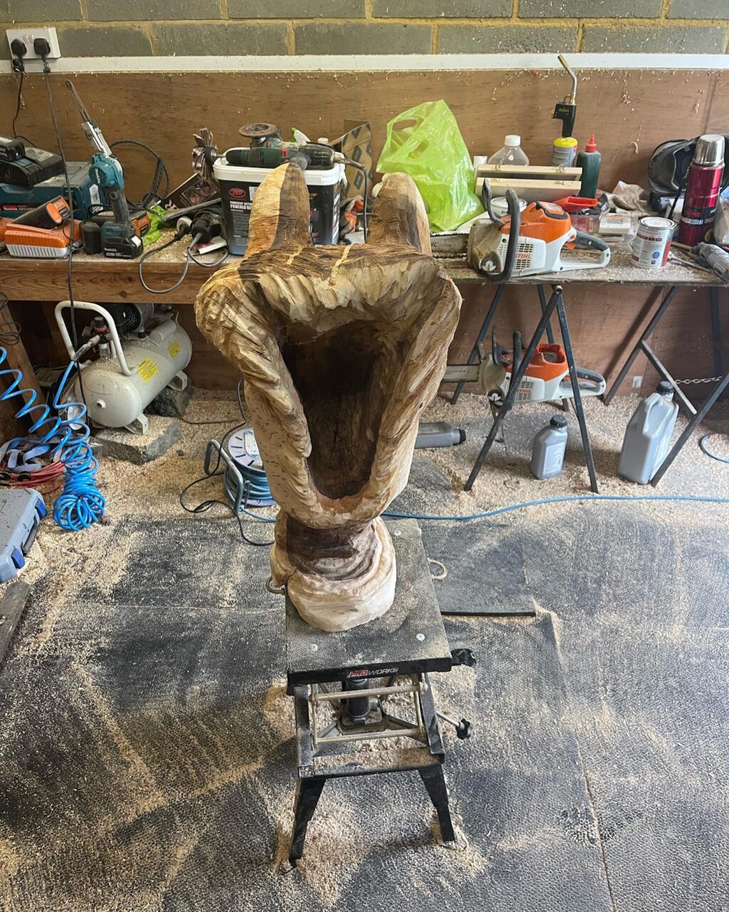 Instagram post from carvings_by_brett. This post is in position 1.