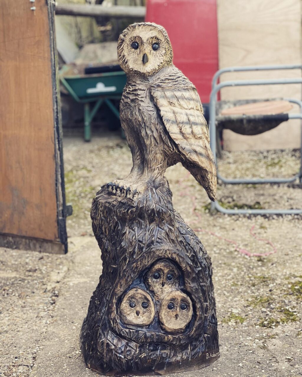 Instagram post from carvings_by_brett. This post is in position 6.