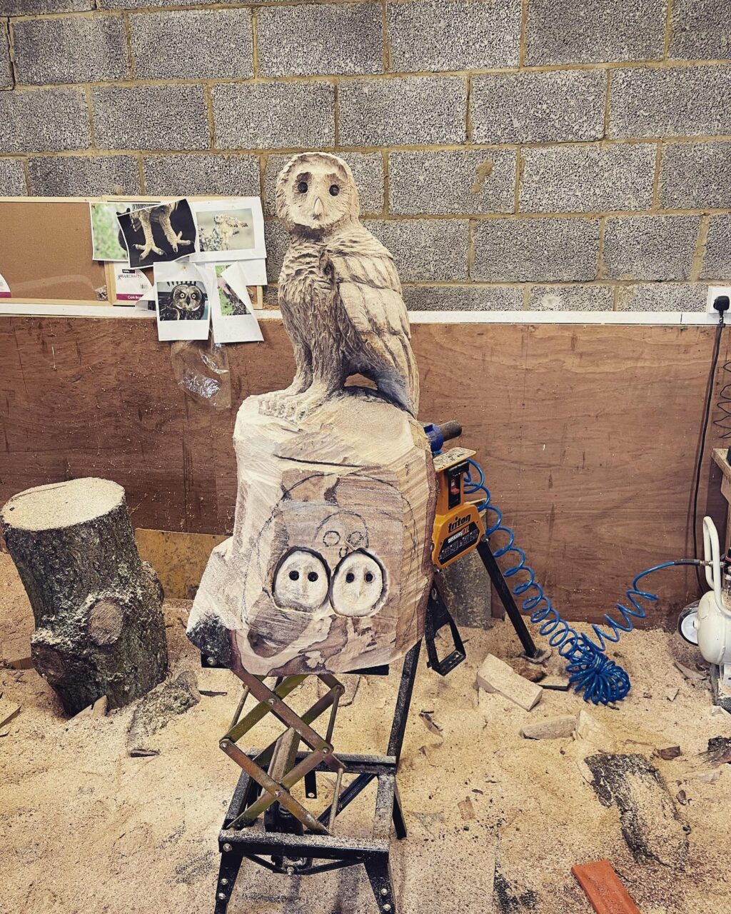 Instagram post from carvings_by_brett. This post is in position 4.