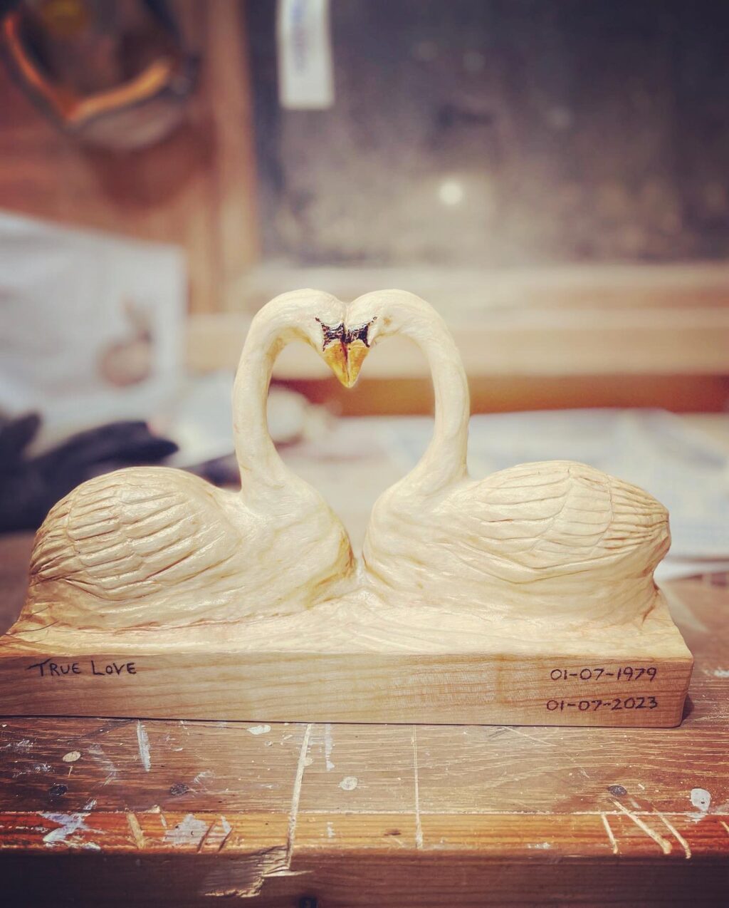 Instagram post from carvings_by_brett. This post is in position 0.